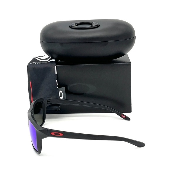 OAKLEY SYLAS OO9448-22 Qatar Matte Black / Prizm Sapphire 57mm  sunglasses - Picture 4 of 4